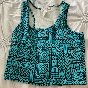 Patterned tank top